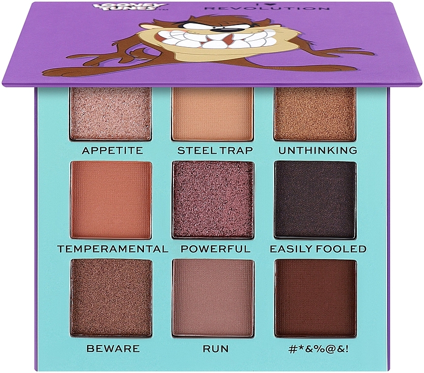 Eyeshadow Palette - I Heart Revolution Looney Tunes Tasmanian Devil Shadow Palette — photo N1