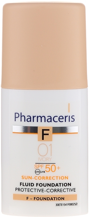 Protective Fluid Foundation - Pharmaceris F Protective-Corrective Fluid Foundation SPF 50+ — photo N3