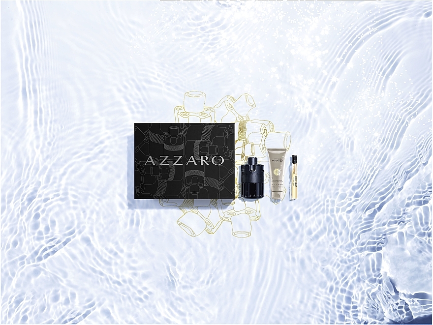 Azzaro The Most Wanted - Set (edp/100ml + sh/75ml + edp/10ml) — photo N4