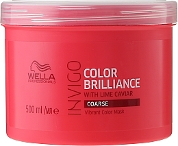 Brightening Colored Coarse Hair Mask - Wella Professionals Invigo Color Brilliance Vibrant Color Mask Coarse — photo N5