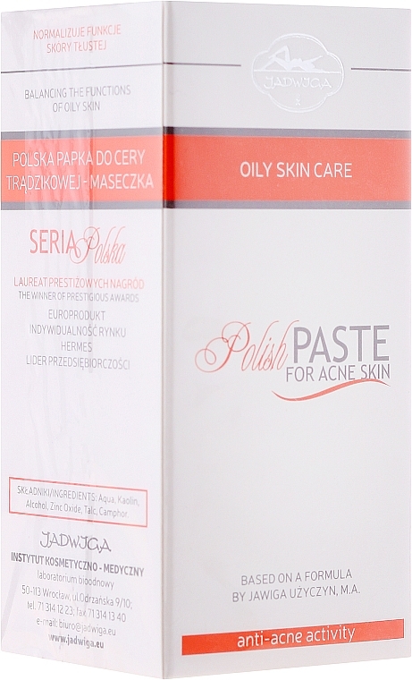 Paste for Acne-Prone Skin - Jadwiga Seria Polska — photo N1