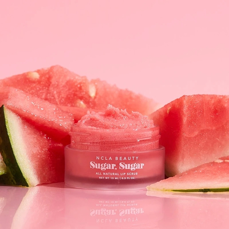 Watermelon Lip Scrub - NCLA Beauty Sugar, Sugar Watermelon Lip Scrub — photo N5