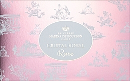 Fragrances, Perfumes, Cosmetics Marina de Bourbon Cristal Royal Rose - Set (edp/50ml + b/lot/150ml + bag)