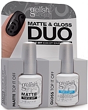 Fragrances, Perfumes, Cosmetics Set - Gelish Hand & Nail Harmony Matte & Gloss Top It Off Duo (top/gel/15ml + matte/gel/15ml)