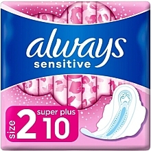 Fragrances, Perfumes, Cosmetics Sanitary Pads, 10 pcs - Always Sensitive Ultra Super Plus