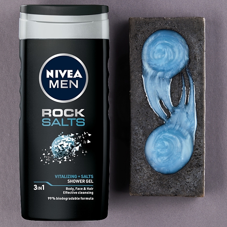 Shower Gel - NIVEA Man Rock Salt Shower Gel — photo N3