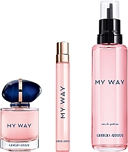 Giorgio Armani My Way - Set (edp/100ml + edp/30ml + edp/mini/10ml) — photo N3