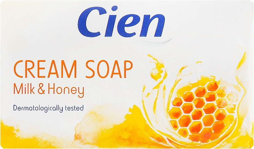 Milk & Honey Cream-Soap - Cien Beauty Soap Milk & Honey — photo N1