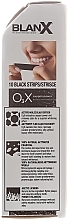 Whitening Charcoal Strips - BlanX O3X Whitening Strips Black — photo N2