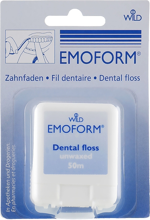 Wax-Free Fluoride Dental Floss - Dr. Wild Emoform — photo N1