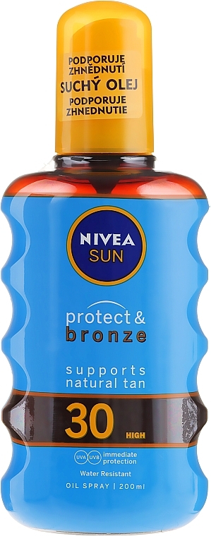 Sun Protective Oil - Nivea Sun Care Protect & Bronze Oil SPF 30 — photo N1