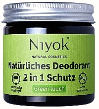 Fragrances, Perfumes, Cosmetics Natural Cream Deodorant 'Green Touch' - Niyok Natural Cosmetics