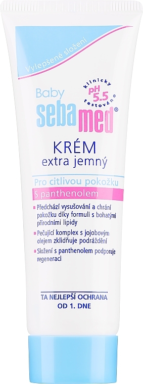 Body Cream - Sebamed Baby Extra Soft Emollient Cream — photo N3