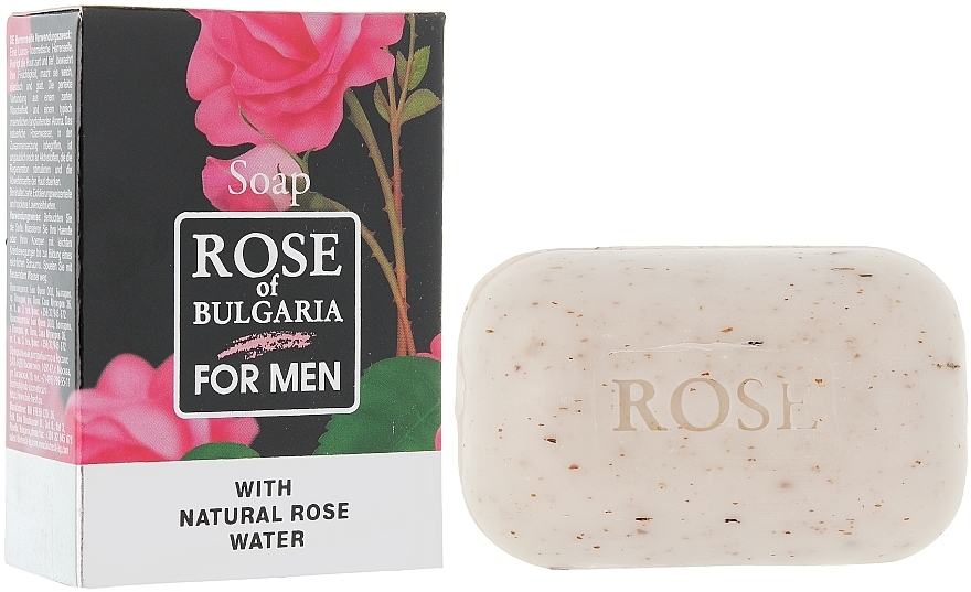 Men Soap Bar - BioFresh Rose of Bulgaria For Men Soap — photo N1