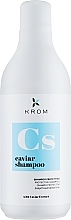 Fragrances, Perfumes, Cosmetics Protective Shampoo with Proteins, Caviar Extract & Seaweed Extract - Krom Caviar Shampoo