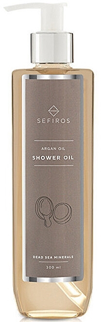 Shower Oil with Argan Oil & Dead Sea Minerals - Sefiros Argan Oil Shower Oil with Dead Sea Minerals — photo N1