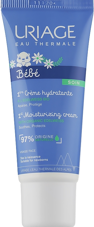 Moisturizing Cream with Organic Edelweiss - Uriage Baby 1st Moisturizing Cream — photo N1