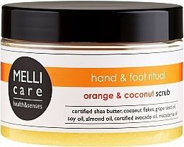 Fragrances, Perfumes, Cosmetics Body Scrub - Melli Care Orange&Coconut Scrub