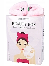 Fragrances, Perfumes, Cosmetics Set  - Beauadd Baroness Beauty Box (f/mask/2x21g + cosmetic/bandage/1szt)