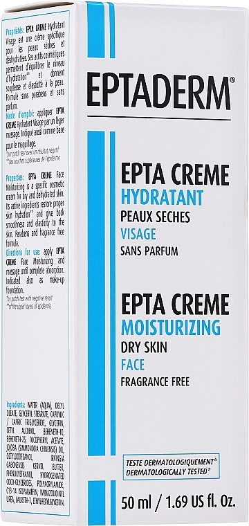 Moisturizing Face Cream - Eptaderm Epta Creme Moisturuzing Face Cream — photo N1