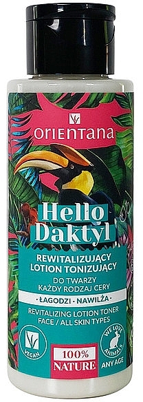 Revitalizing Toning Face Lotion - Orientana Hello Daktyl Revitalizing Lotion Toner — photo N1