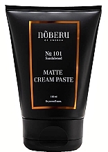 Fragrances, Perfumes, Cosmetics Matte Hair Styling Paste - Noberu of Sweden №101 Sandalwood Matte Cream Paste