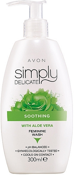 Soothing Intimate WashAloe Liquid - Avon Simply Delicate — photo N1