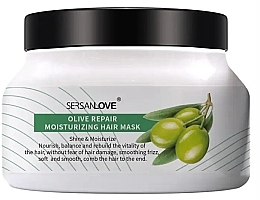 Revitalizing Hair Mask - Sersanlove Hair Film Olive Repair Moisturizing Mask — photo N1