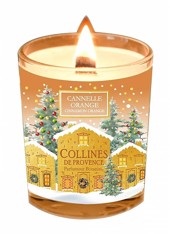 Cinnamon & Orange Scented Candle - Collines de Provence Cinnamon Orange Candle — photo N2