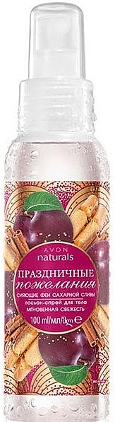 Body Spray "Sweet Plum & Vanilla" - Avon Naturals — photo N1