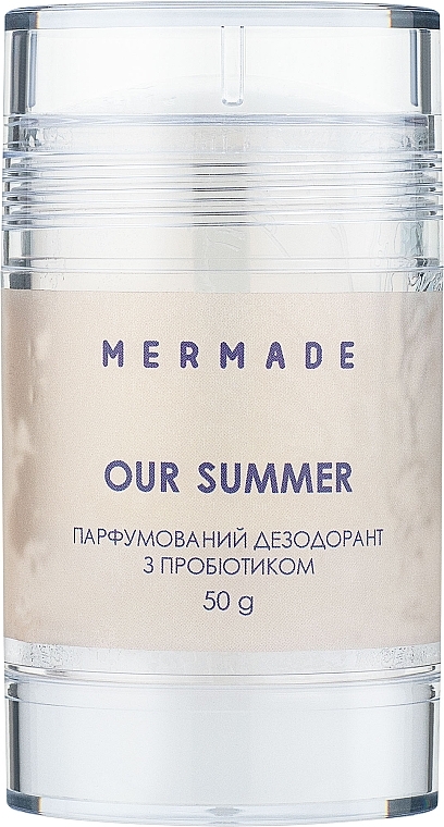 Mermade Our Summer - Perfumed Probiotic Deodorant — photo N3