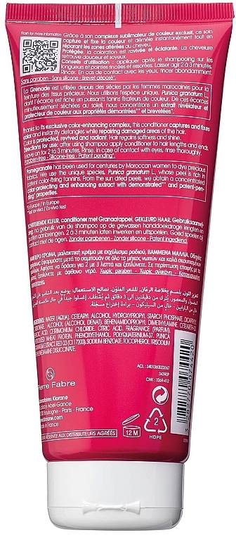 Hair Conditioner - Klorane Color Enhancing Conditioner With Pomegranate — photo N4