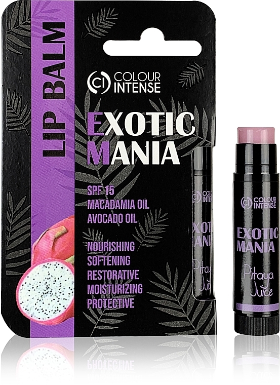 Lip Balm with Pitaya Scent "Exotic Mania" - Colour Intense Lip Balm — photo N1