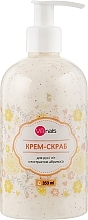 Fragrances, Perfumes, Cosmetics Hand & Foot Cream Scrub with Apricot Extract, with dispenser - ViTinails