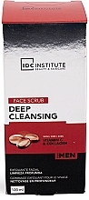 Men Face Scrub - IDC Institute Deep Cleansing Vitamin C & Collagen Men Face Scrub — photo N2