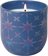 Scented Candle “Sapphire Waters' - Paddywax Lustre Ceramic Candle Matte Blue Stars Sapphire Waters — photo N1