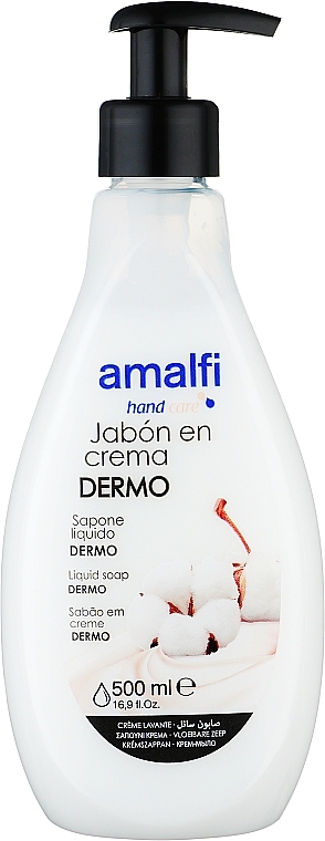 Hand Cream Soap "DERMo Protection" - Amalfi Hand Washing Soap — photo N1