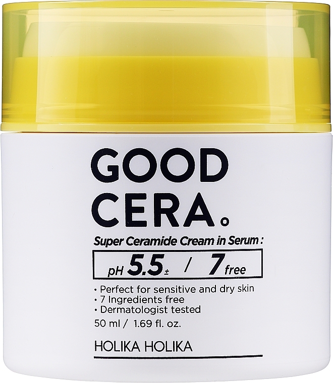 Facial Cream-Serum - Holika Holika Good Cera Super Ceramide Cream In Serum — photo N1