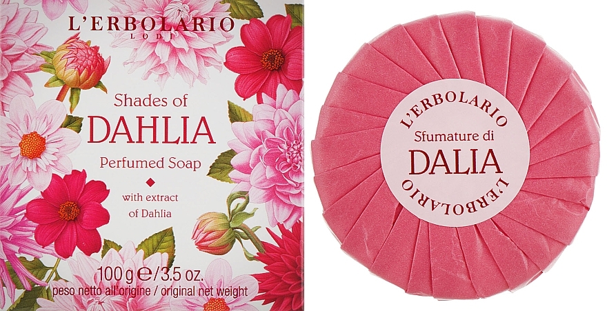 Fragrant Soap "Dahlia" - L'erbolario Shades Of Dahlia Perfumed Soap — photo N1