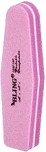 Fragrances, Perfumes, Cosmetics Mini Nail Buff File 'Trapeze', 100/180.9 cm, pink - Bling