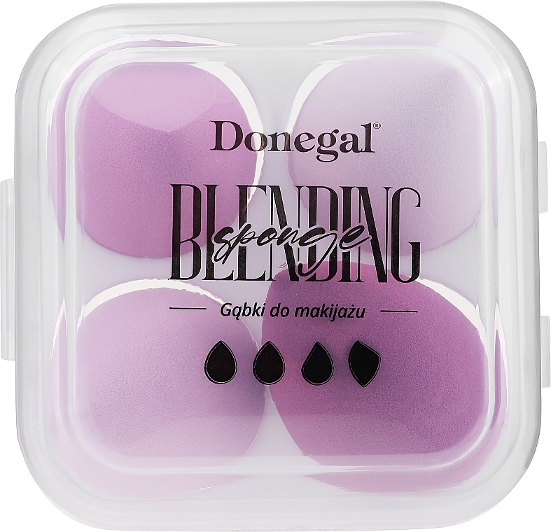 メイクアップスポンジセット 4335 パープル - Donegal Blending Sponge	 — photo N1