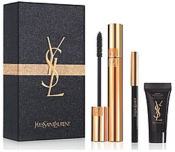 Fragrances, Perfumes, Cosmetics Set - Yves Saint Laurent Mascara Volume Effet Faux Cils Set (mascara/7,5ml + moist/5ml + eye pencil/0.8g)