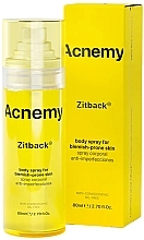 Anti-Acne Body Spray - Acnemy Zitback Body Spray For Blemish-Prone Skin — photo N1