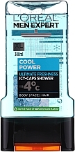 Fragrances, Perfumes, Cosmetics Shower Gel - L'Oreal Men Expert Cool Power Icy-Caps Shower