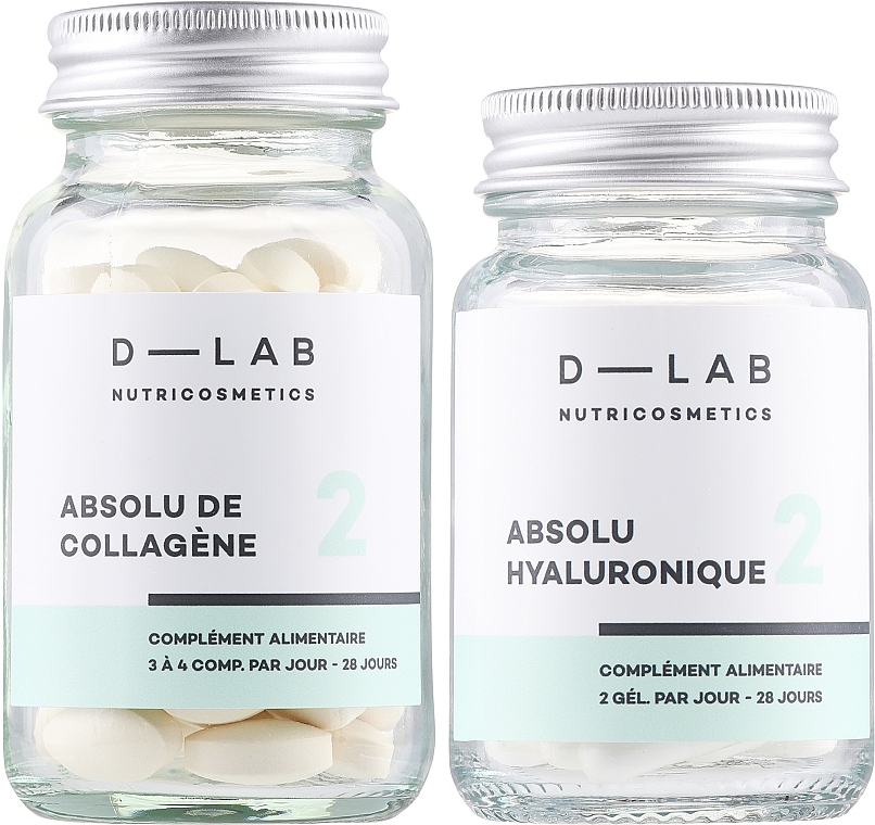 Set - D-Lab Nutricosmetics Pure-Nutrition Duo 1 Month (caps/28pcs + caps/84pcs) — photo N1