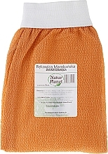 Fragrances, Perfumes, Cosmetics Exfoliating Face & Body Mitt, orange - Natur Planet