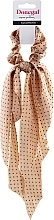 Fragrances, Perfumes, Cosmetics Hair Tie FA-5657, beige with polka dots - Donegal