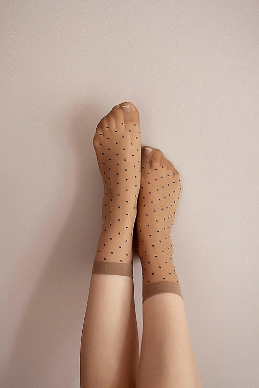Women Socks "Whisper", 20 Den, naturel - Knittex — photo N2