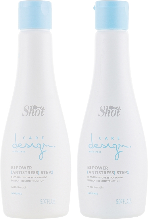 Set - Shot Care Design Bi Power Antistress Step 1+2 (elixir/150ml + elixir/150ml) — photo N2