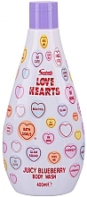 Fragrances, Perfumes, Cosmetics Shower Gel - Swizzels Love Hearts Juicy Blueberry Body Wash